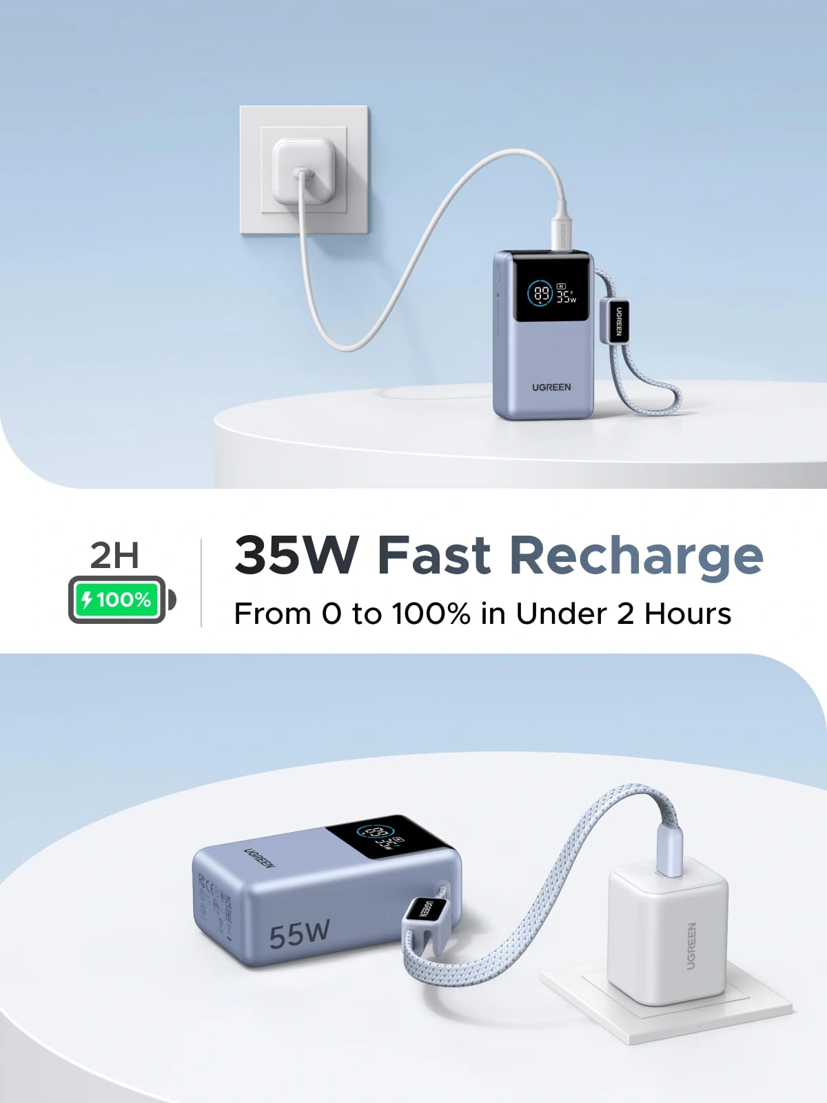 UGREEN PB727- 75701B Pin sạc dự phòng 10000mAh 55W 4 UGREEN PB727- 75701B Pin sạc dự phòng 10000mAh 55W - Hình ảnh 4