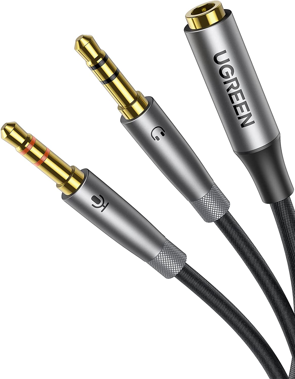 UGREEN 50255 Cáp Chia Tai Nghe 3.5mm 1 Vào 2, Tách Mic Và Tai Nghe, Dài 0.2m Màu Trắng - Như Mới 1 UGREEN 50255 Cáp Chia Tai Nghe 3.5mm 1 Vào 2, Tách Mic Và Tai Nghe, Dài 0.2m Màu Trắng - Như Mới